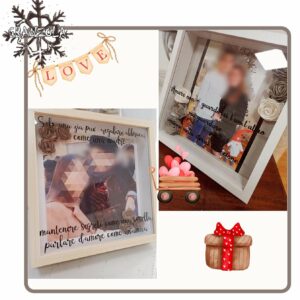 box con dedica foto