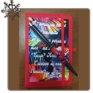 agendina personalizzata con dedica
